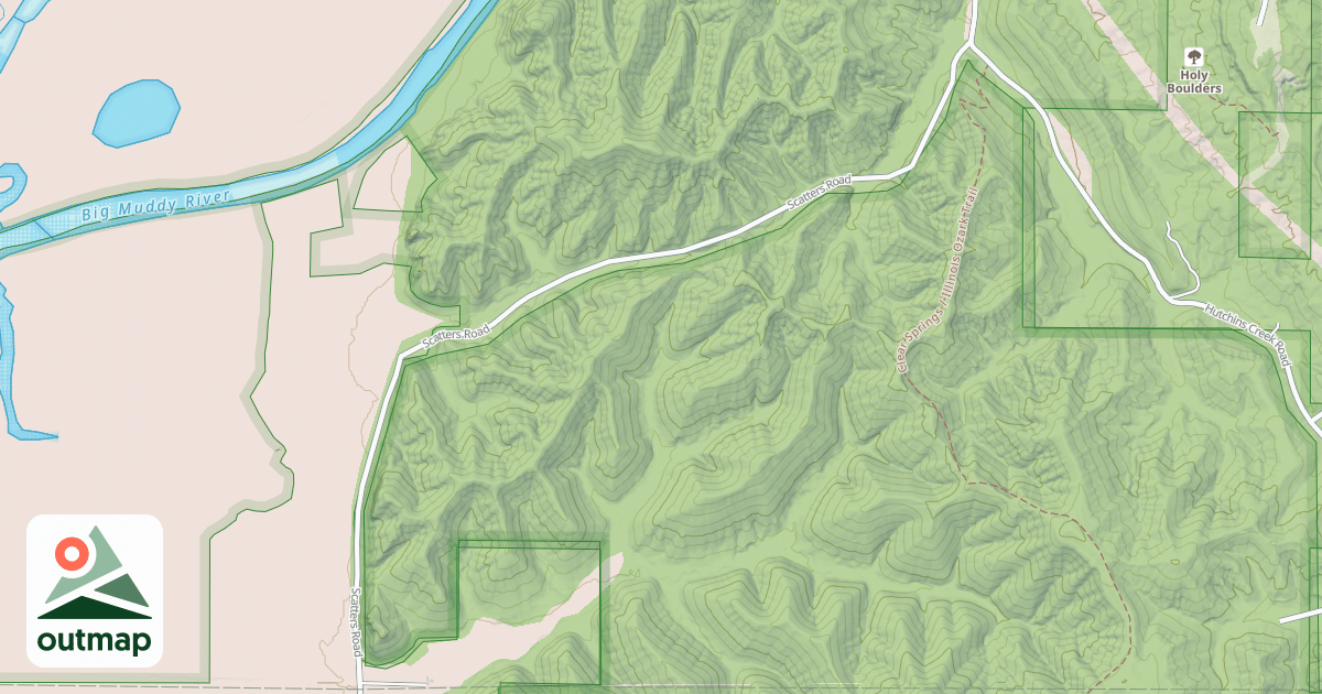 Map of LARUE RD