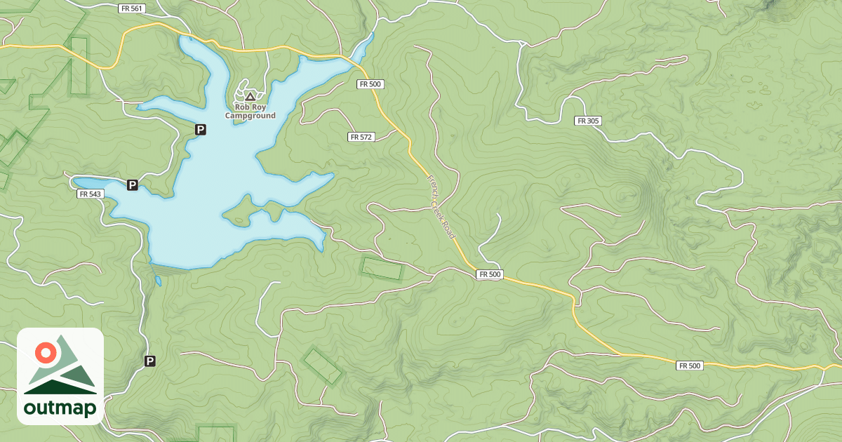 Map of Albany Trail