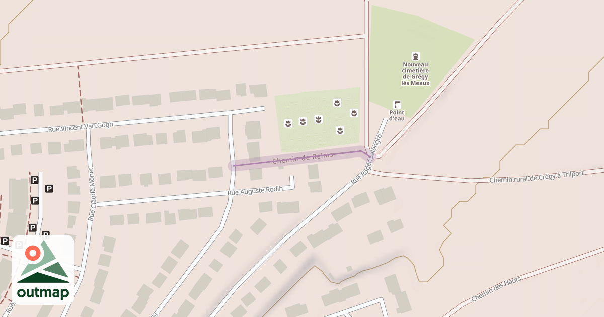 Map of Chemin de Reims