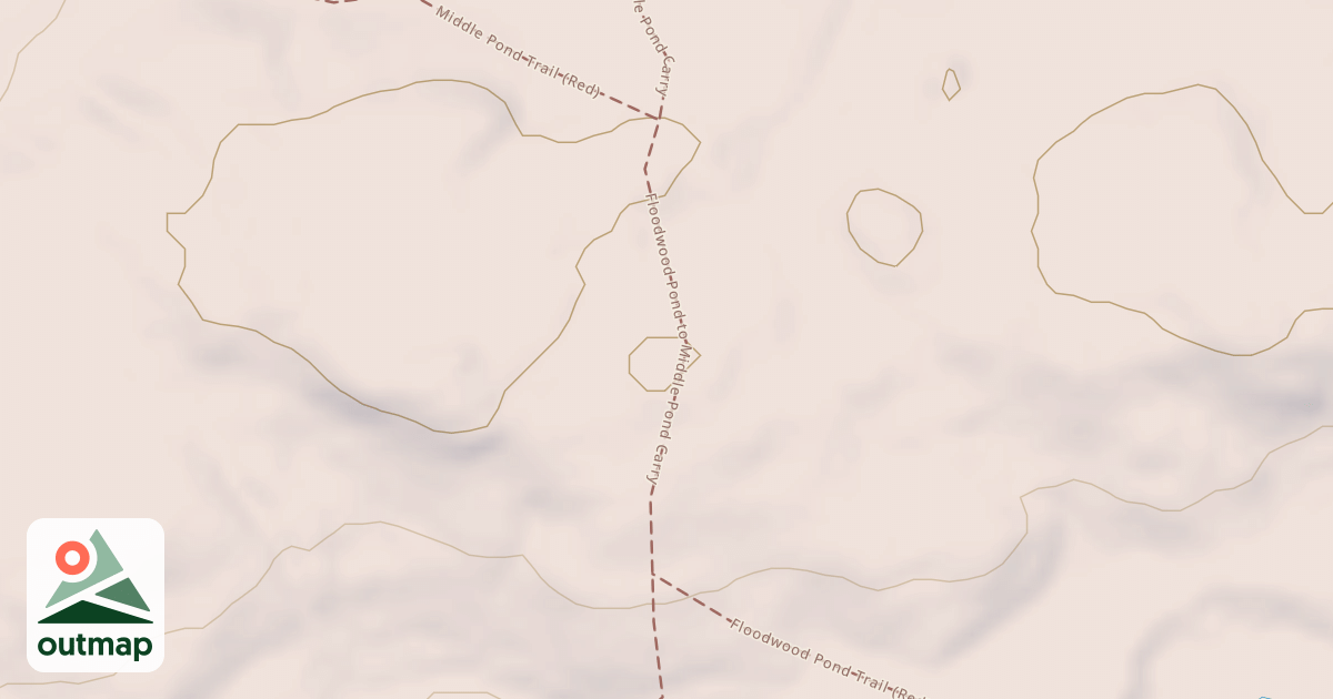 Map of Little Square Pond Trail