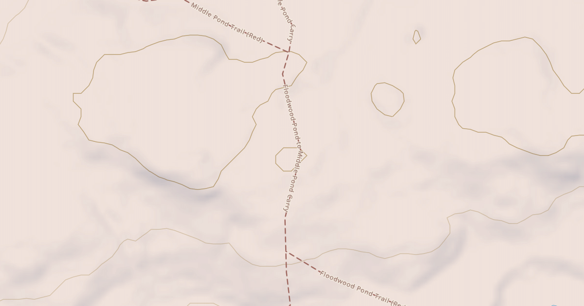 Map preview of Little Square Pond Trail