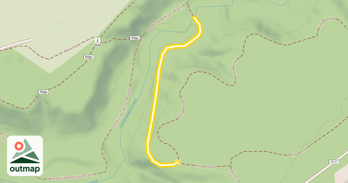 Map of Pine Loop