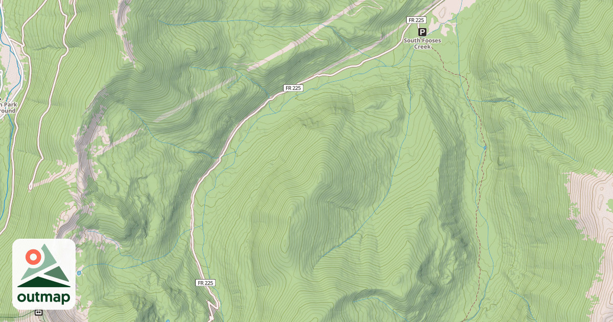 Map of FOOSES CREEK