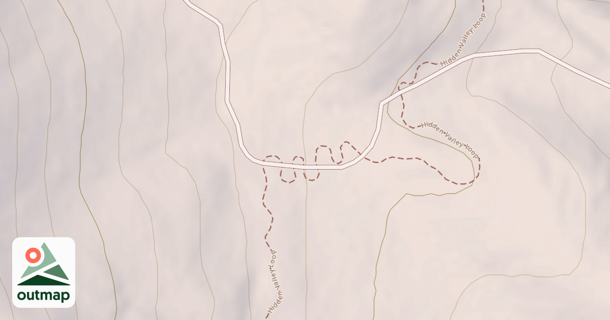 Map of Hidden Valley Loop