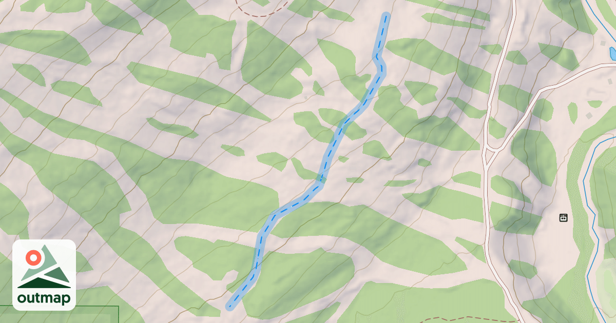 Map of Cross Cut