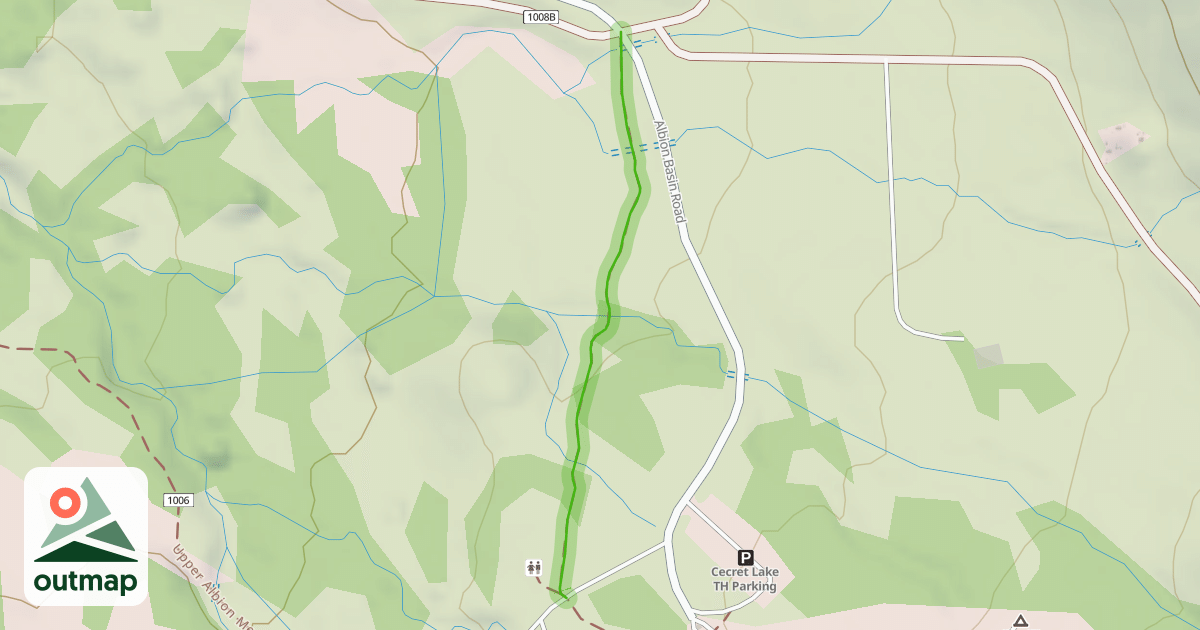 Map of Catherine's to Cecret Connector Trail