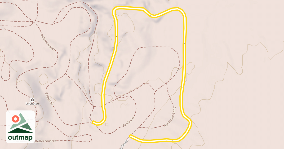Map of Badlands