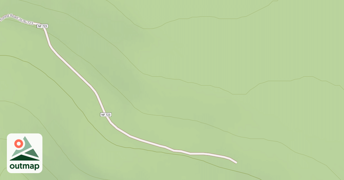 Map of Santiam Pass Ohv Jeep Tr #42