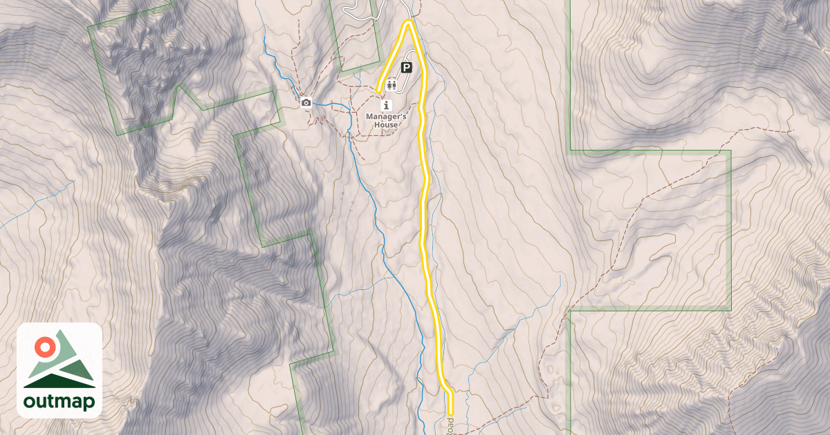 Map of Gold Cord Road