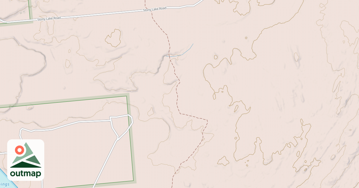 Map of Hinchings Pond Trail