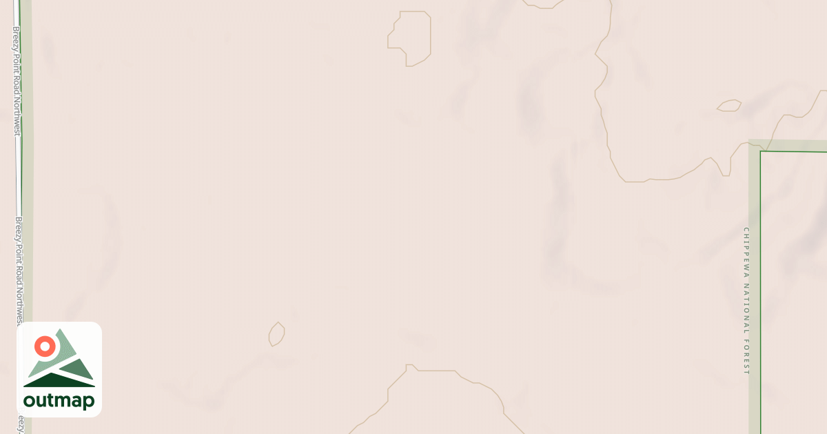 Map of BREEZY POINT ROAD SPUR A