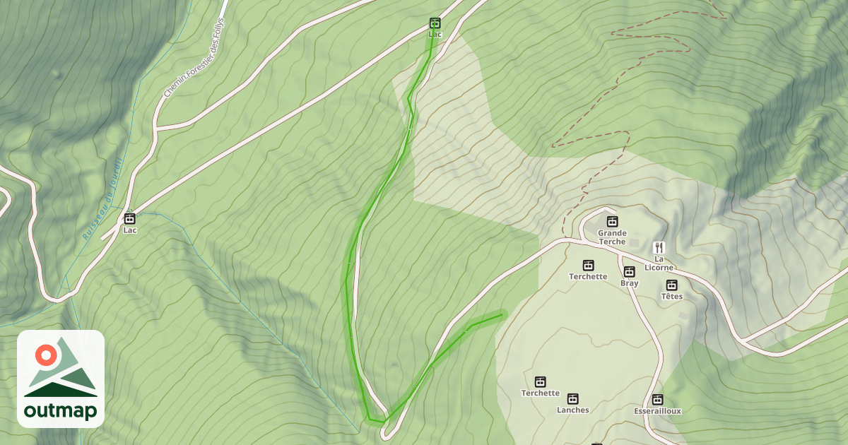 Map of La Chanterelle