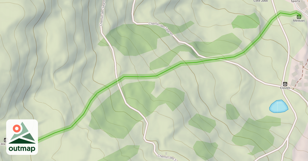 Map of Les Bois