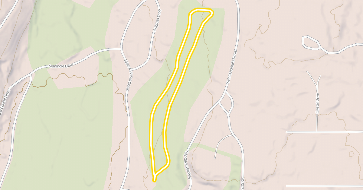 Map preview of St. Andrew's Loop