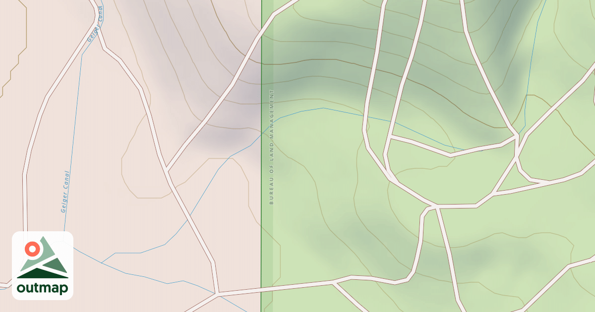 Map of BLM National GTLF Public Motorized Roads 7800e553-ac74-4fb8-a603-966e78a7d731
