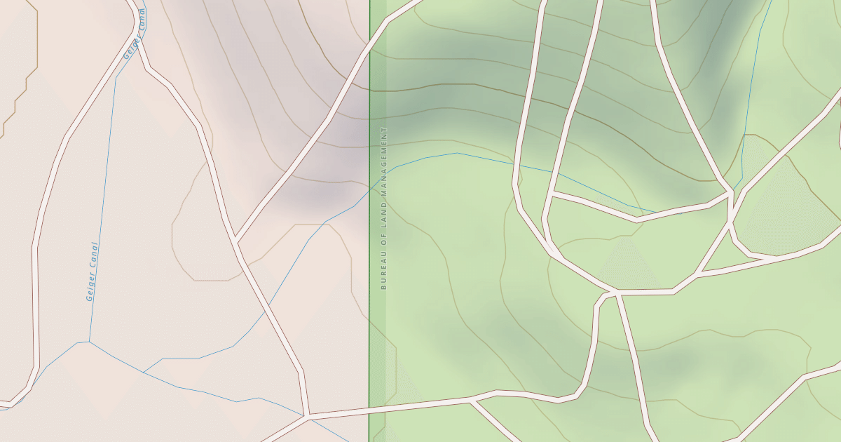Map preview of BLM National GTLF Public Motorized Roads 7800e553-ac74-4fb8-a603-966e78a7d731