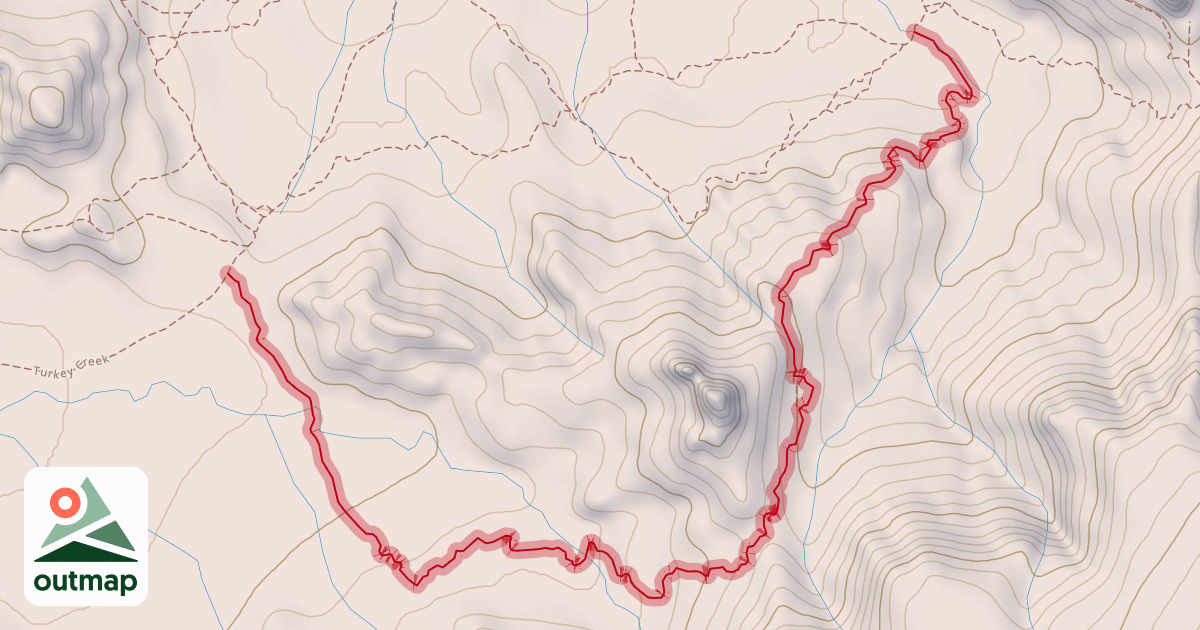 Map of Three Sisters Trail