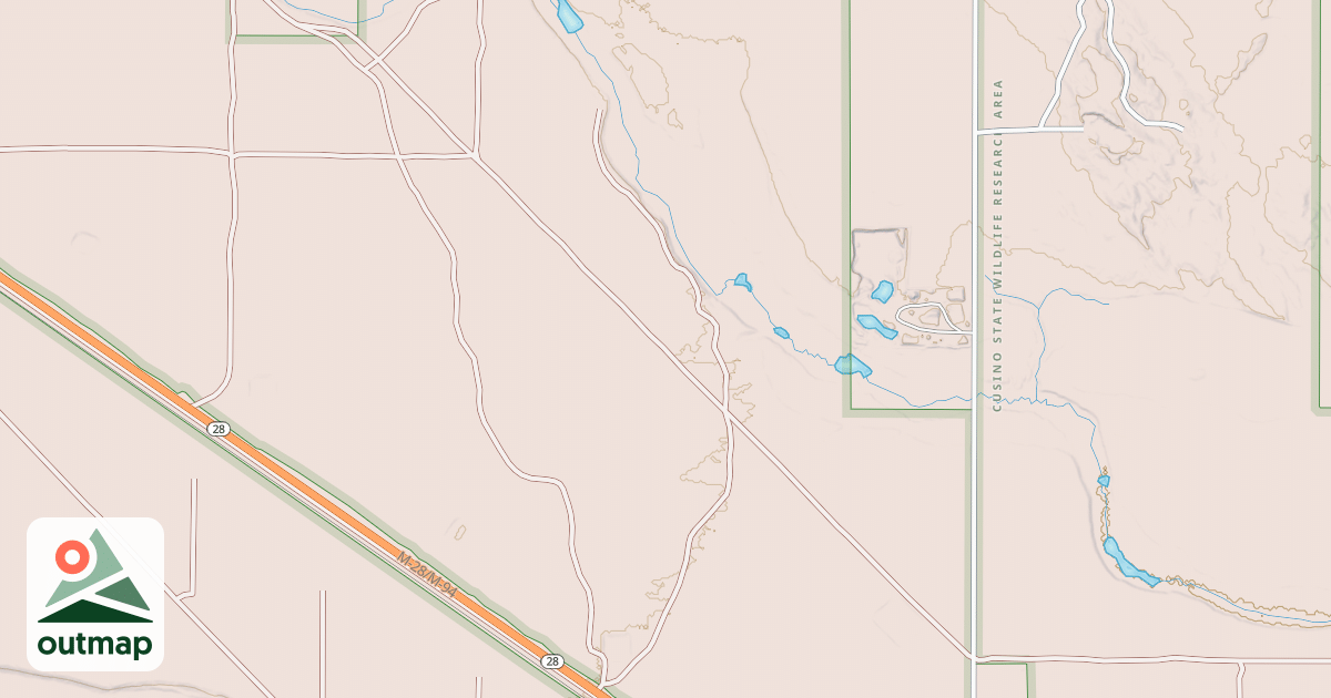 Map of POWER LINE RD.