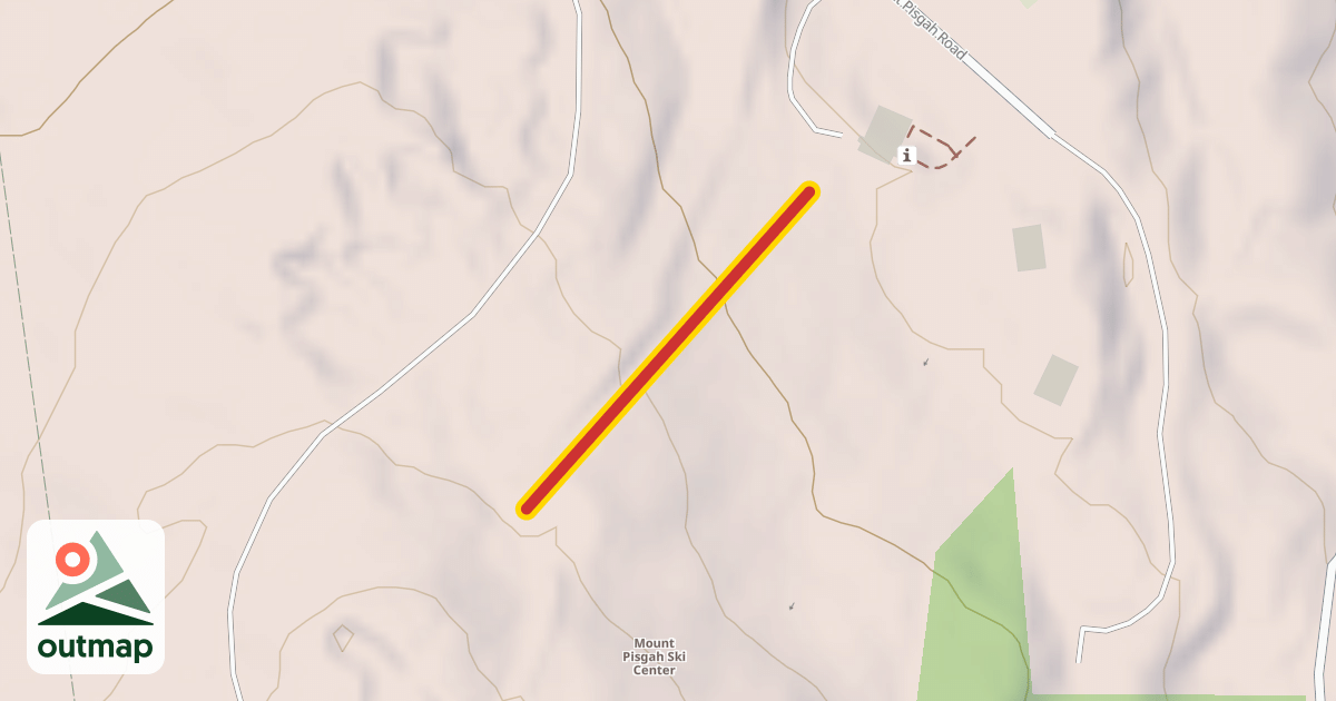 Map of Rope Tow