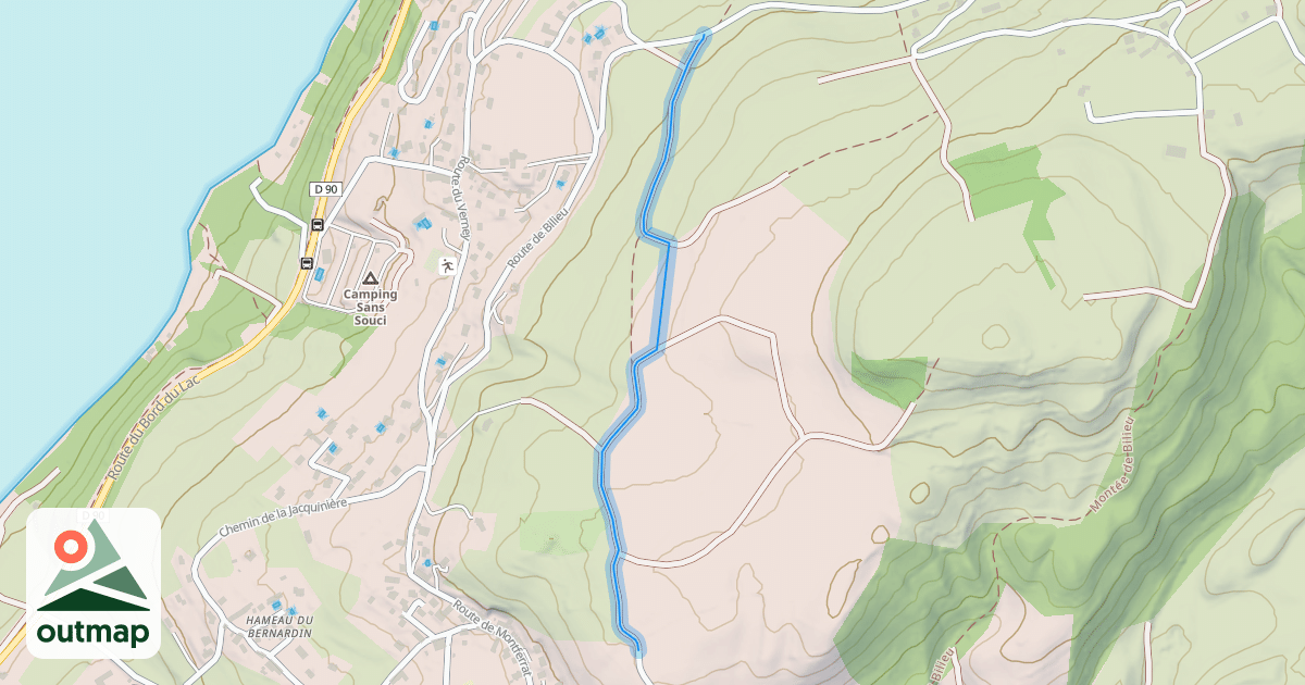 Map of Chemin de Maljonnin