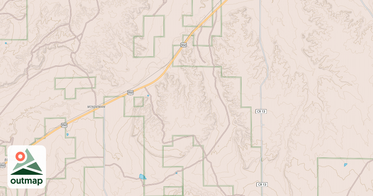 Map of BULL PASTURE