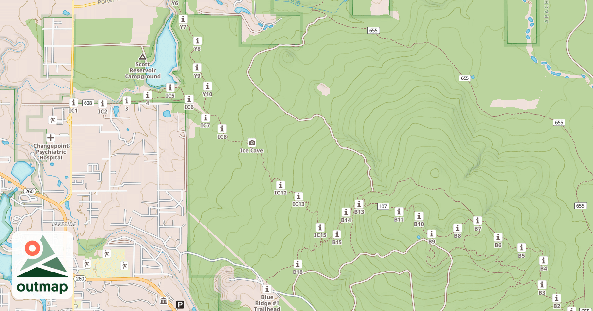 Map of USFS National Forest System Roads {B48131F3-F77C-4E4A-AD7F-FABB5BE8B45C}