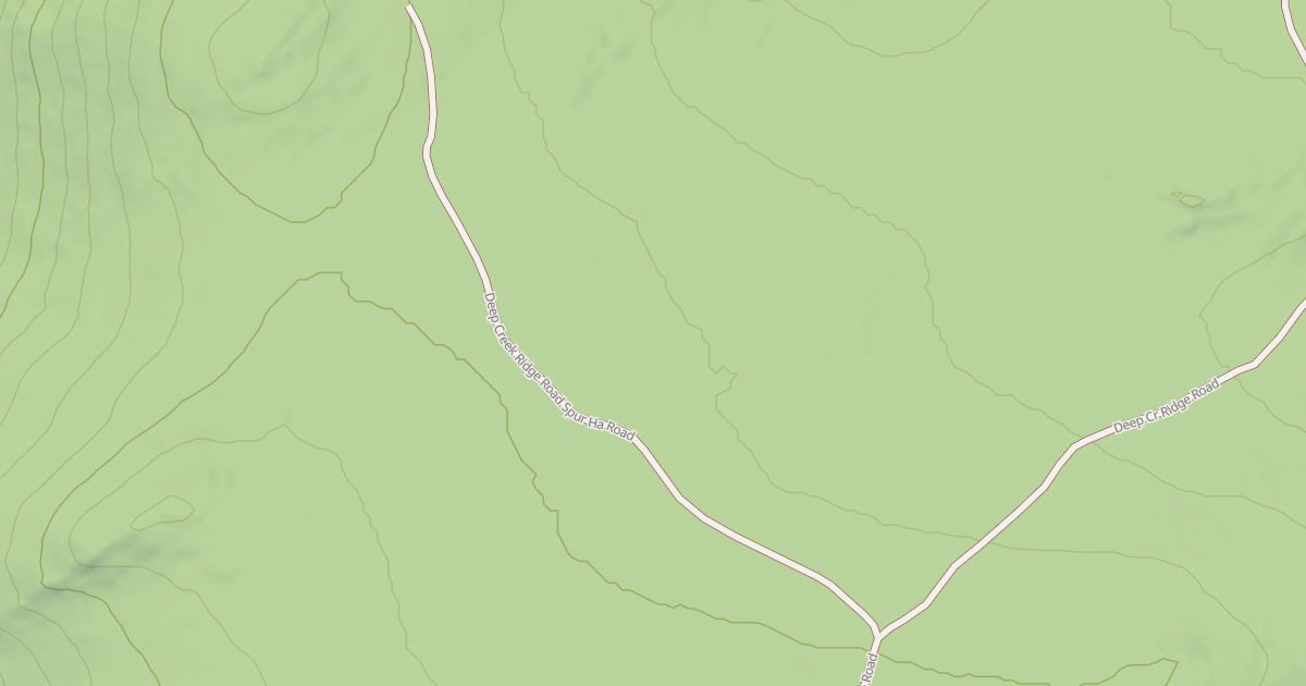 Map preview of DEEP CREEK RIDGE ROAD SPUR HA