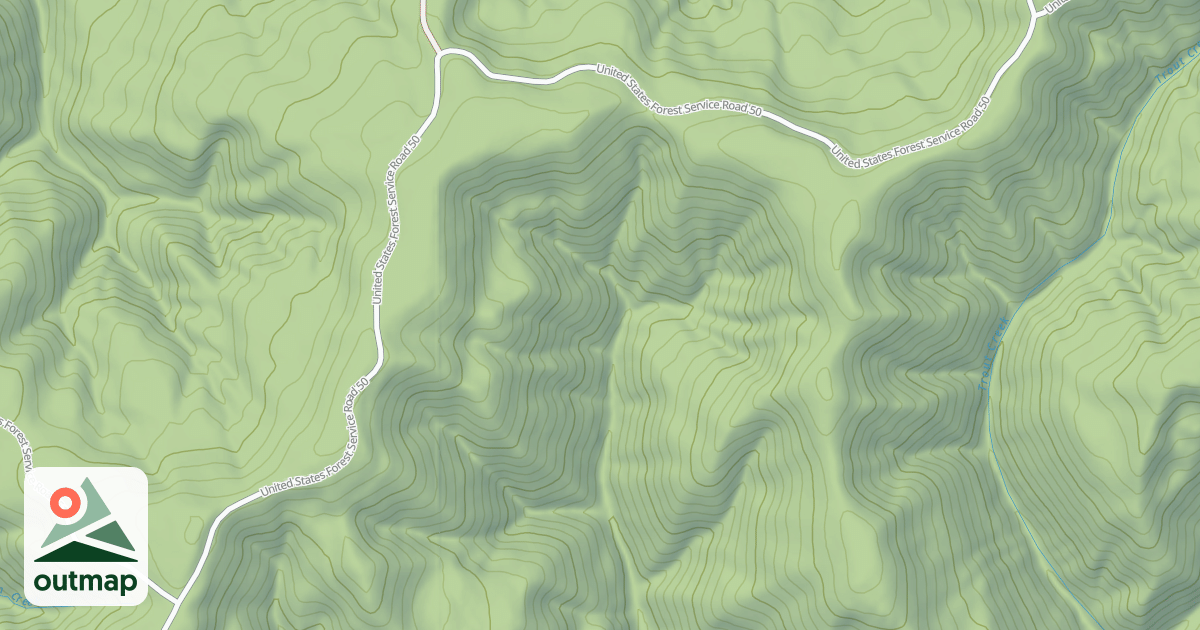 Map of USFS National Forest System Roads {5BD16575-2E3D-4B86-B055-8B126F8129CC}
