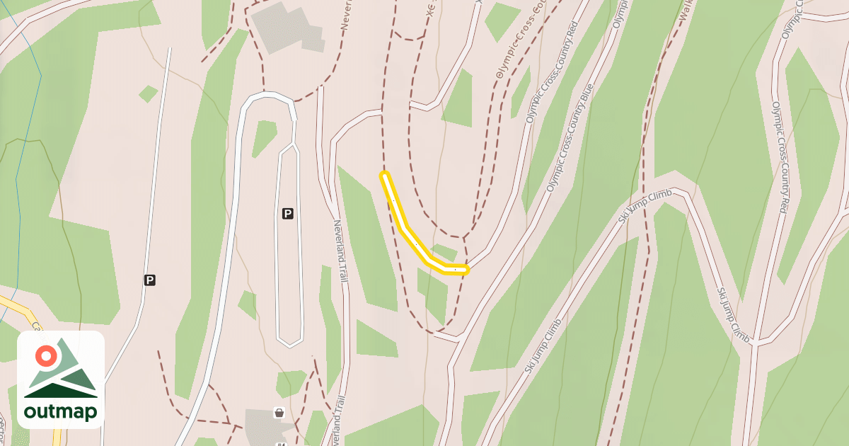 Map of Olympic Cross-Country Red