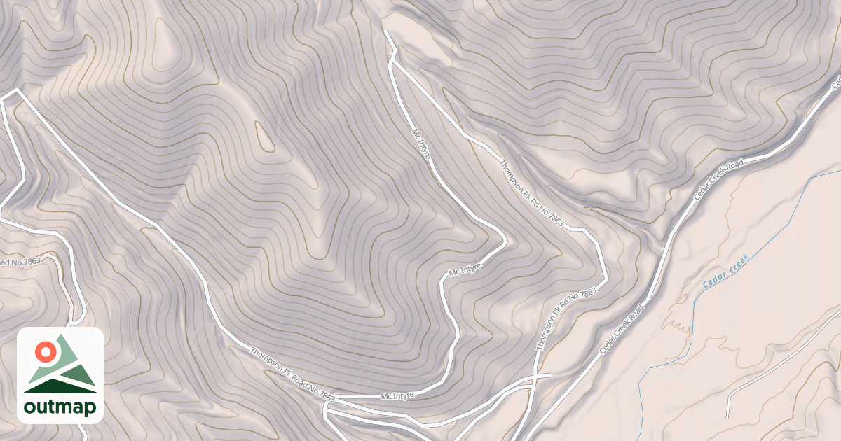 Map of MCINTYRE