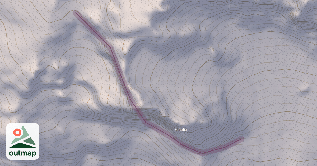 Map of secteur La Pelle Anais