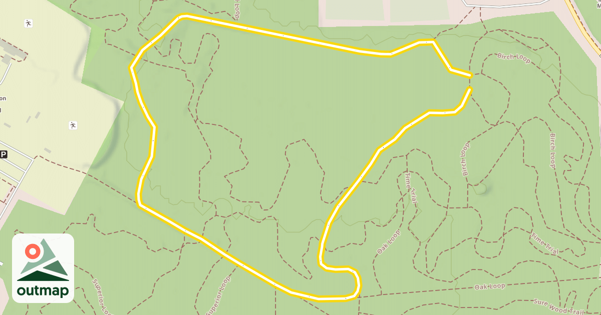Map of Isle Royale Loop