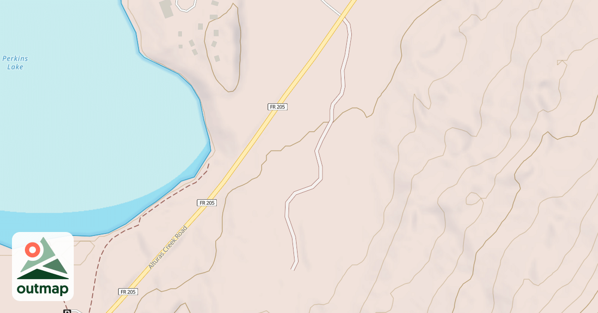 Map of ALTURAS LAKE DISP CAMP A
