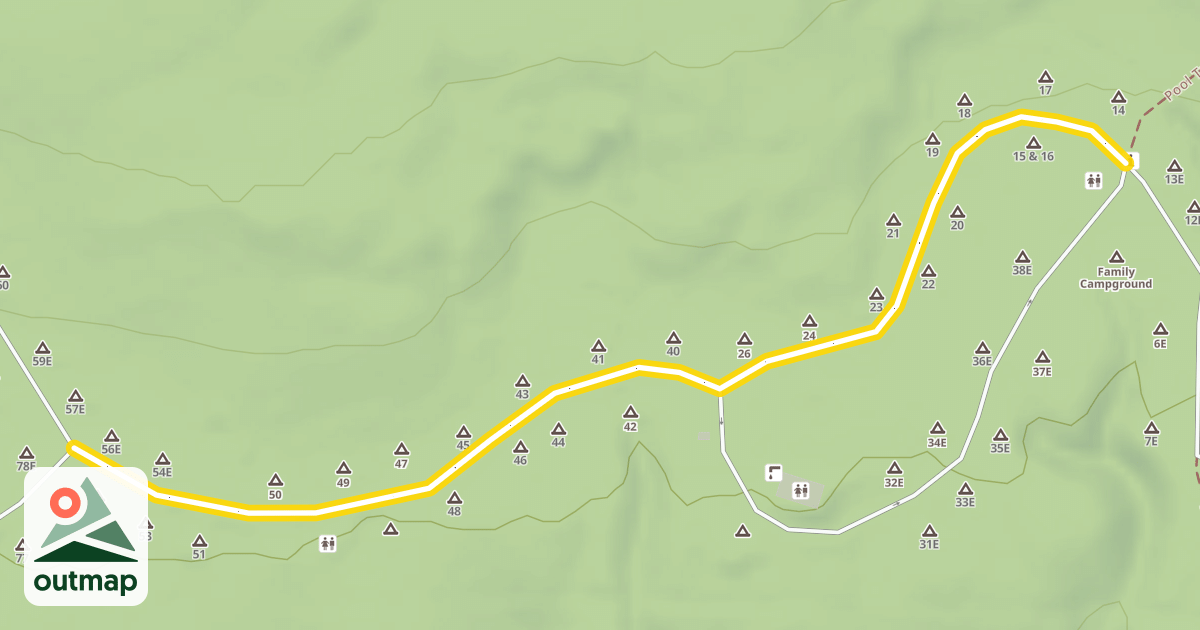 Map of Campground Road