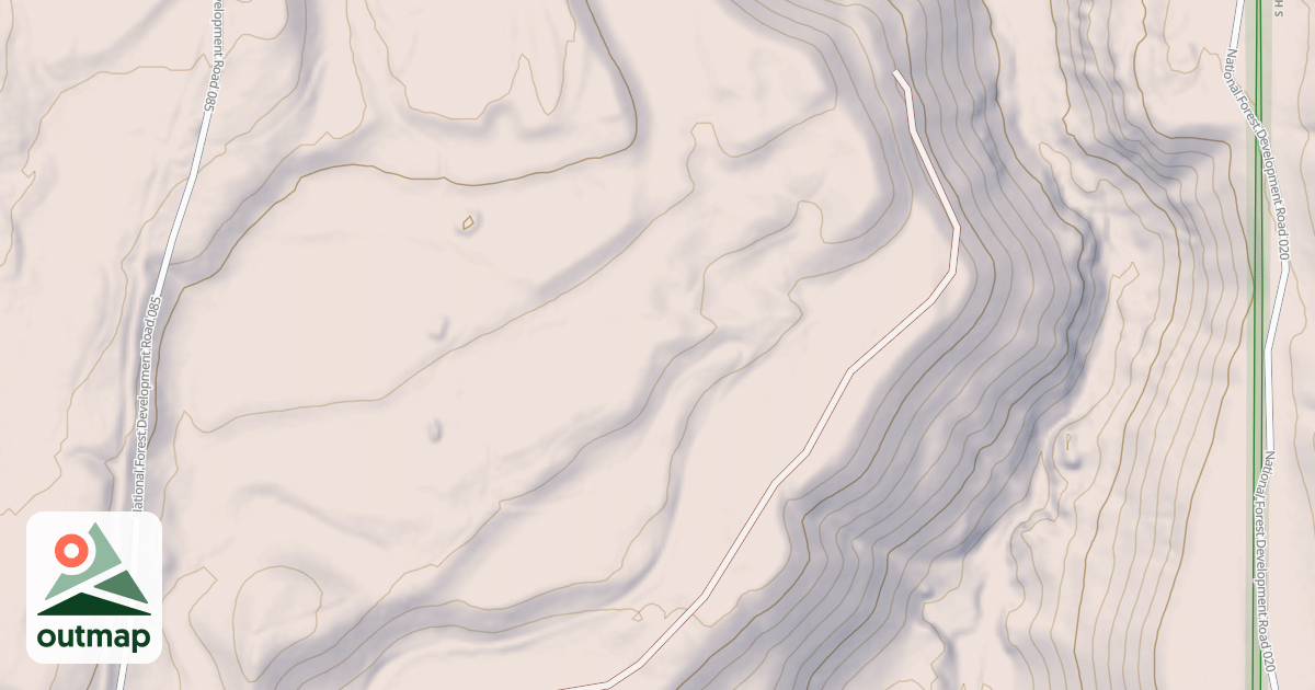 Map of COYOTE EXT.