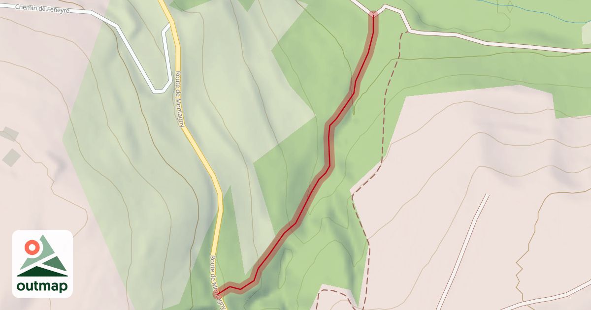 Map of les toboggans