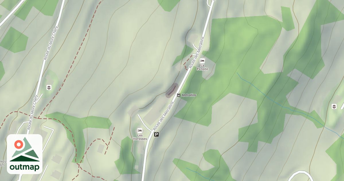 Map of Climbing Site