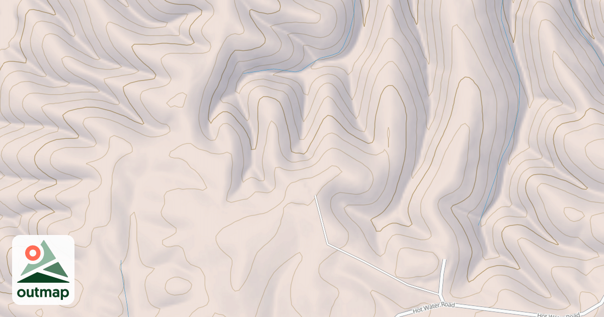 Map of ALVIN BRANCH RIDGE