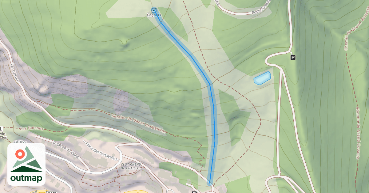 Map of Le Stade
