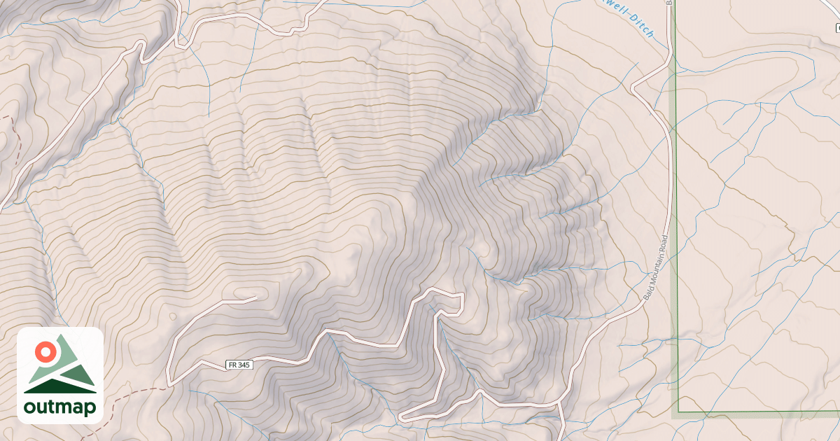 Map of BALD MTN
