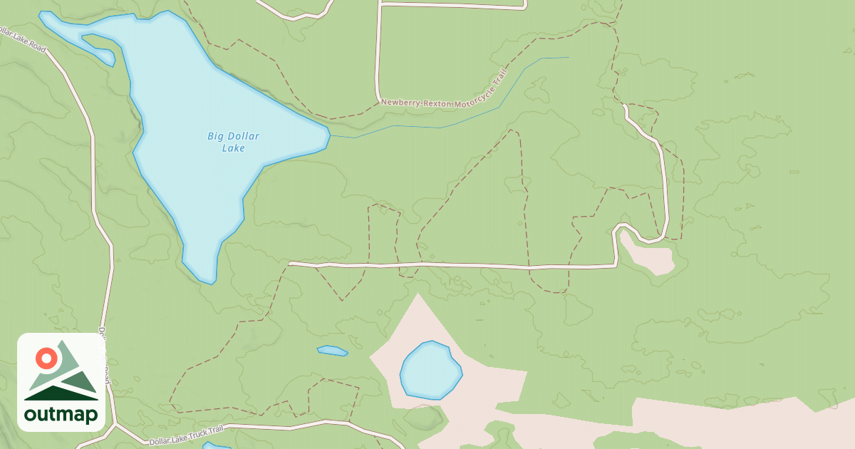 Map of Newberry-rexton Motorcycle Trail