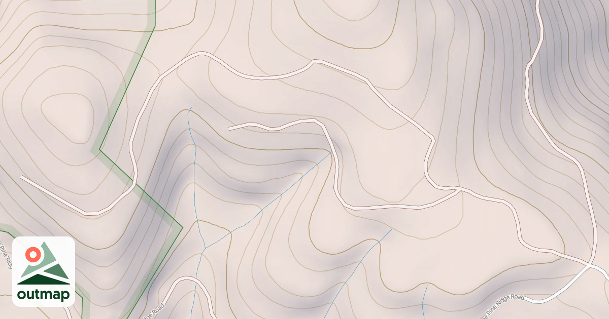 Map of LINE PINE RIDGE