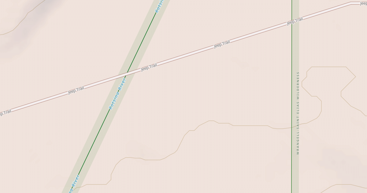 Map preview of Kotsina River Trail