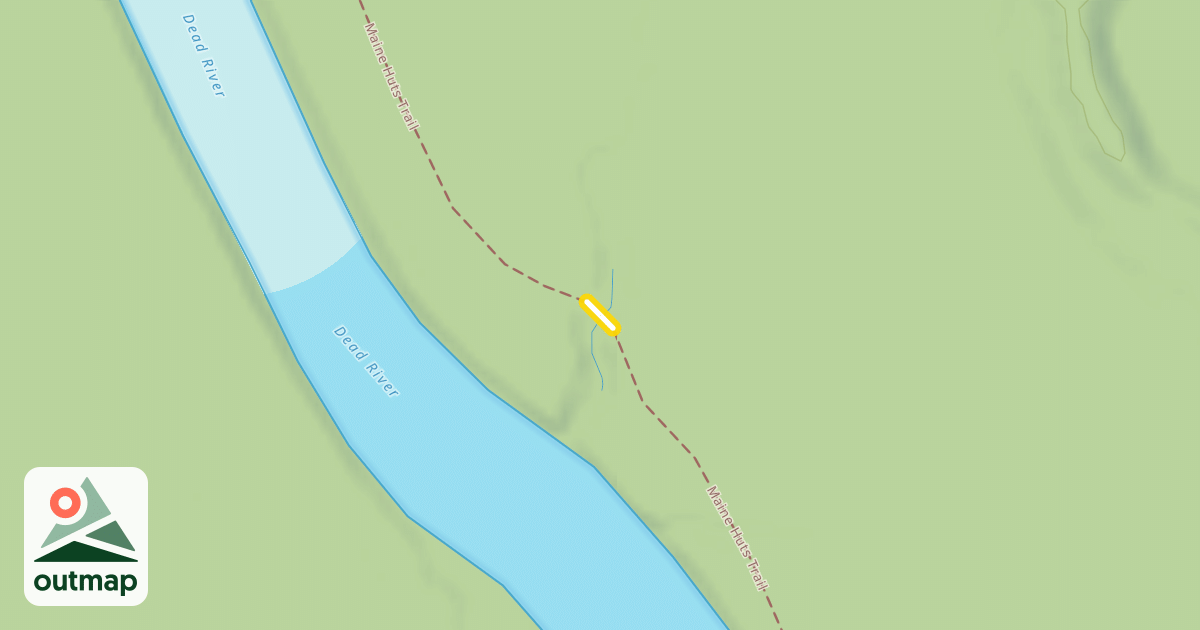 Map of Maine Huts Trail