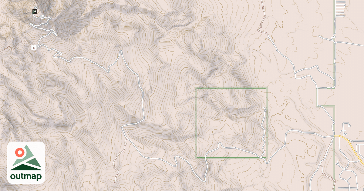 Map of SAWTELL PEAK