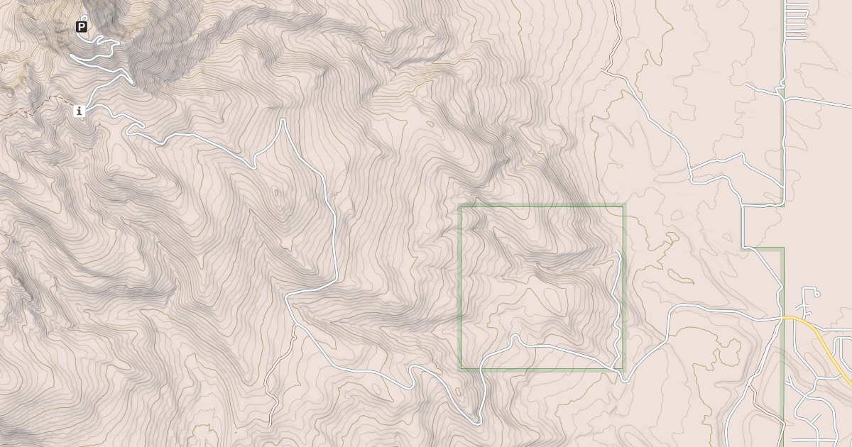 Map preview of SAWTELL PEAK