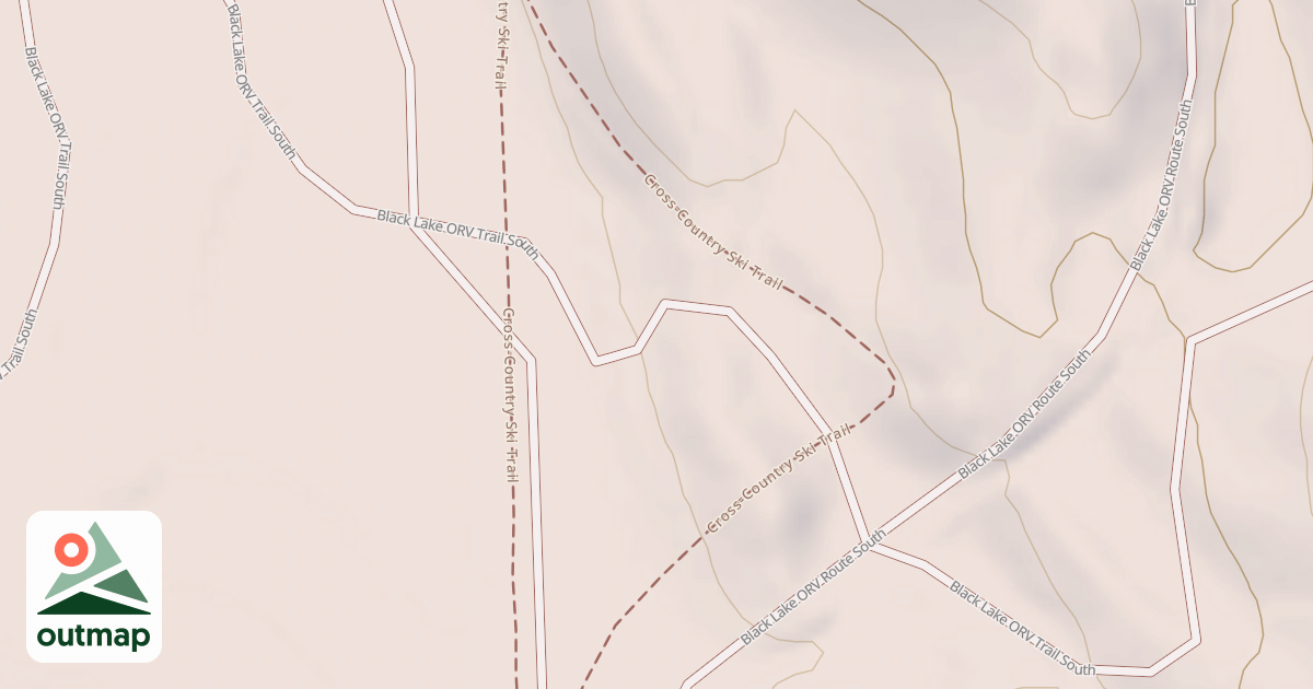 Map of Black Lake Trail