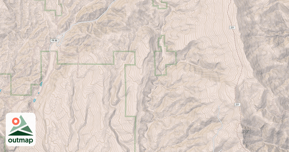 Map of USFS National Forest System Roads {0942E89B-14C6-4FC0-9873-085A05748D18}
