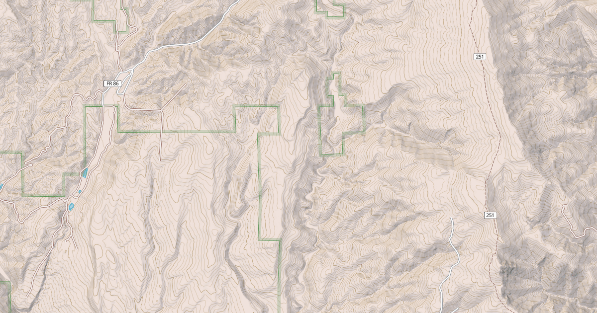 Map preview of USFS National Forest System Roads {0942E89B-14C6-4FC0-9873-085A05748D18}