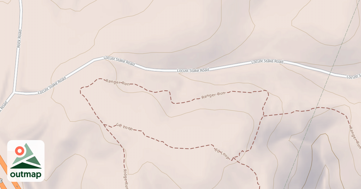 Map of Ranger Run